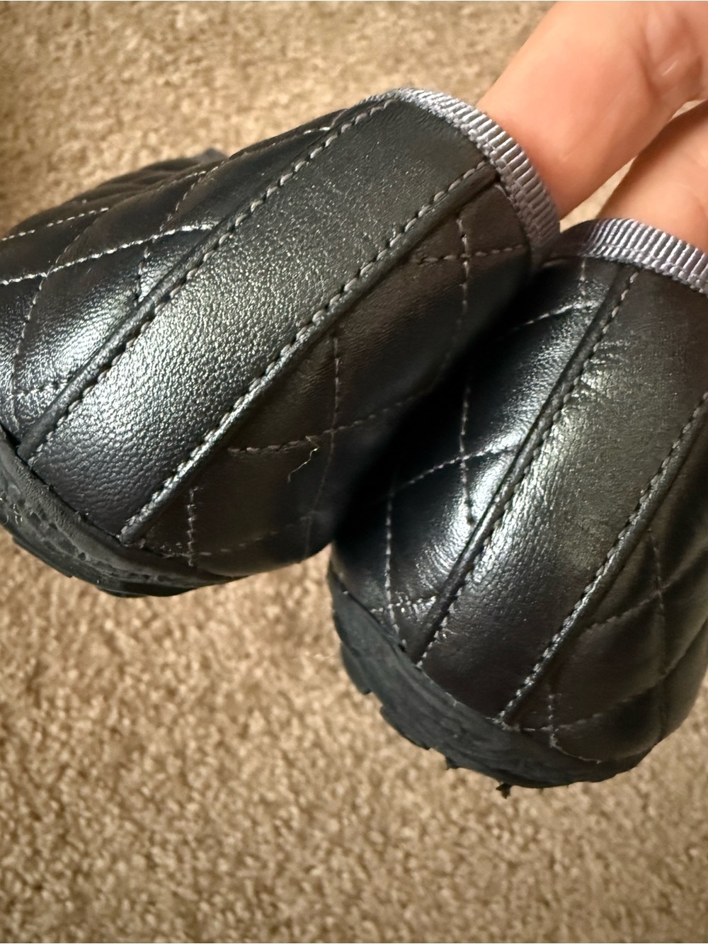 PAUL MAYER Best Cap Toe Quilted Leather Ballet Flat with Bow - Picture 6 of 12